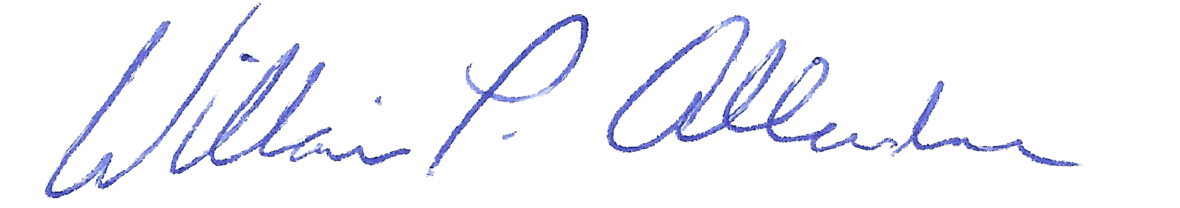 Bill Allender Signature